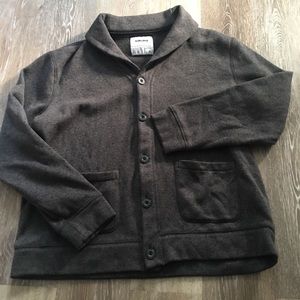 Sonoma Dark Gray Buttoned Sweater